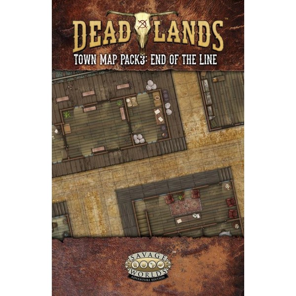 Deadlands The Weird West RPG - Town Map Pack 3: End of the Line!