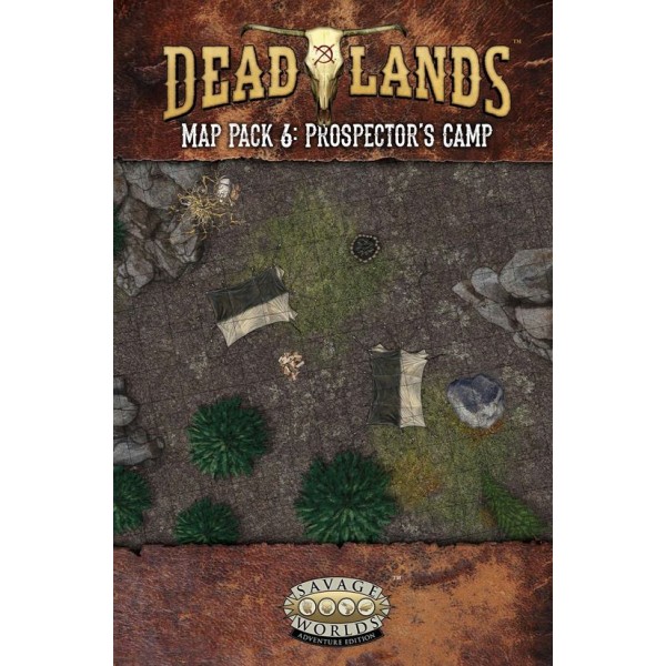 Deadlands The Weird West RPG - Town Map Pack 6: Prospector’s Camp