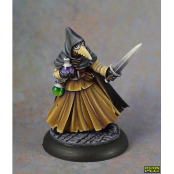 Reaper Dungeon Dwellers (Bones USA Plastic) - Brother Lazarus, Plague Doctor 