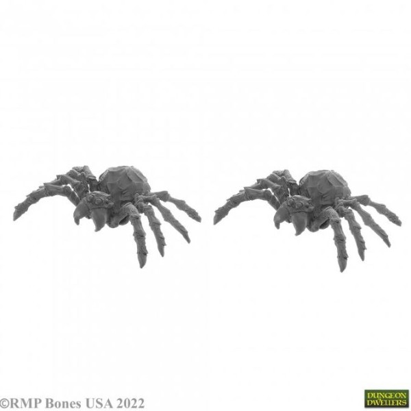 Reaper Dungeon Dwellers (Bones USA Plastic) - Giant Spider (2)