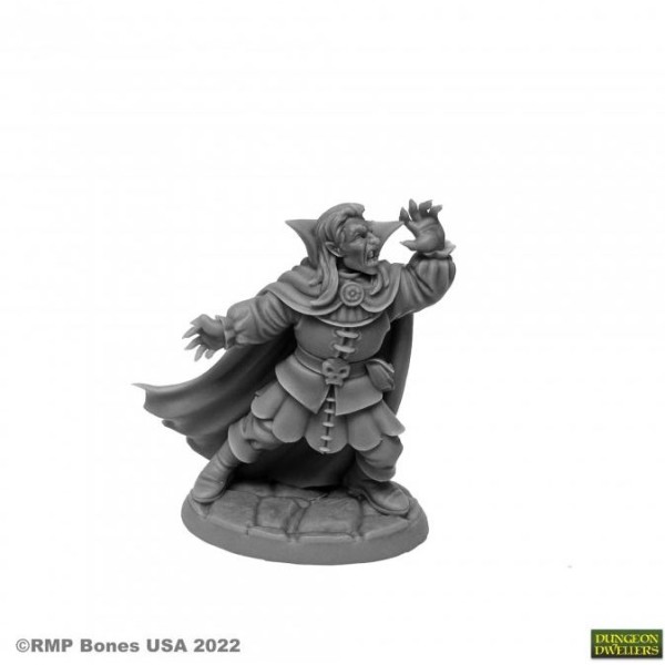 Reaper Dungeon Dwellers (Bones USA Plastic) - Kaspar Von Mondstein, Vampire