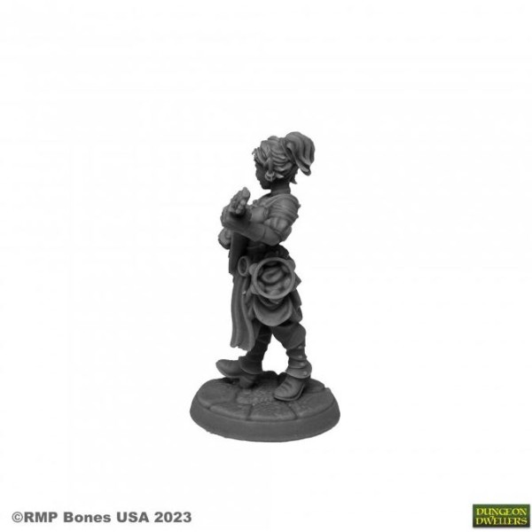 Reaper Dungeon Dwellers (Bones USA Plastic) - Ryelle Rainheather, Elf Bard 