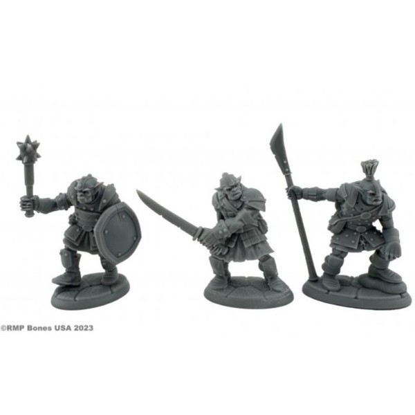 Reaper Dungeon Dwellers (Bones USA Plastic) - Scarneck Hobgoblins (3)