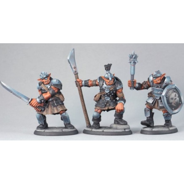 Reaper Dungeon Dwellers (Bones USA Plastic) - Scarneck Hobgoblins (3)