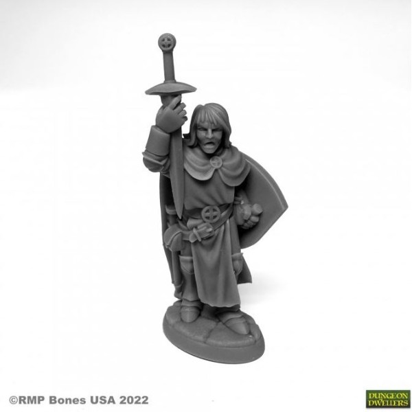 Reaper Dungeon Dwellers (Bones USA Plastic) - Sir Danarel the Holy