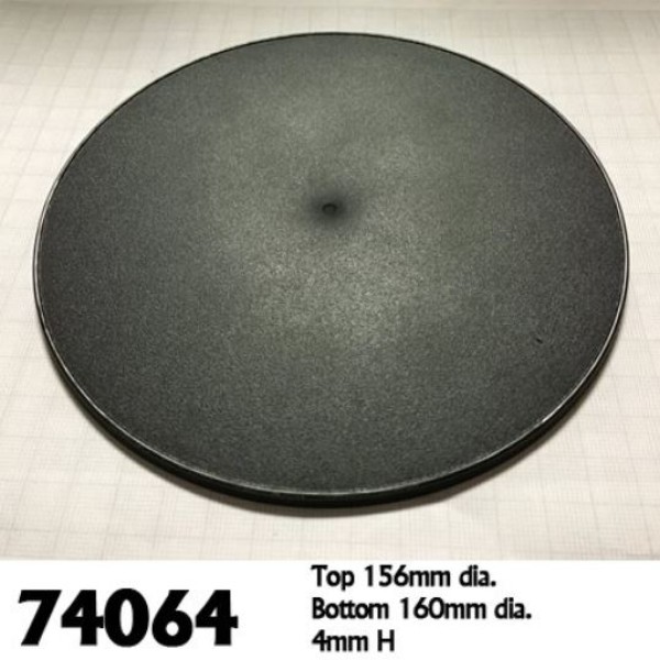 Reaper Bases - 160mm Round Gaming Base (4)