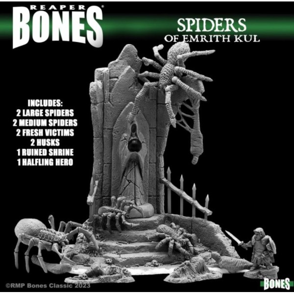 Reaper - Bones - The Spiders of Emrith Kul  - Bones Classic Deluxe Boxed Set