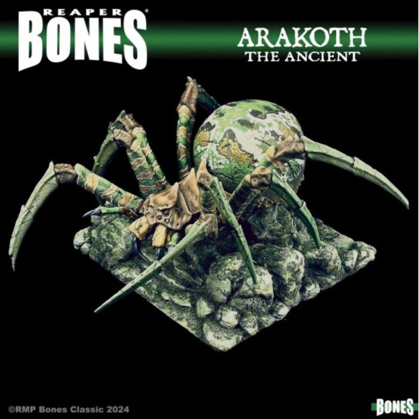 Reaper - Bones - Arakoth the Ancient - Colossal Spider - Bones Classic Deluxe Boxed Set