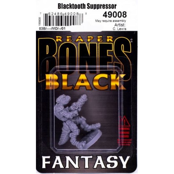 Reaper Bones Black - Blacktooth Suppressor