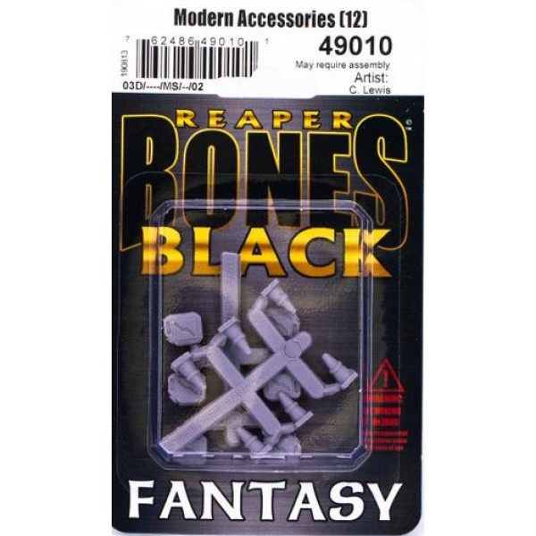 Reaper Bones Black - Modern Accessories (Gas Cans & Pylons)