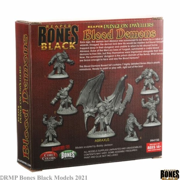 Reaper Bones Black - Blood Demons - Boxed Set