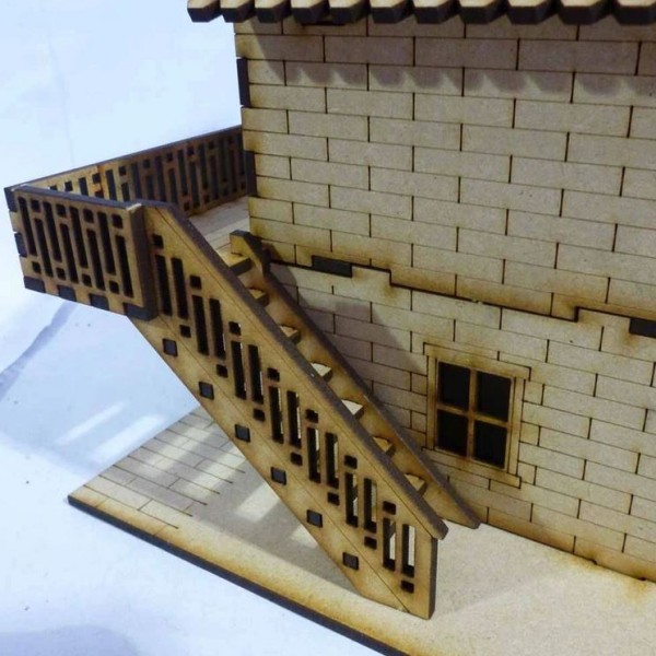 TTCombat - MDF Terrain - Wild West - Burlesque House