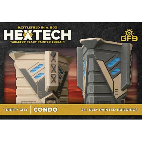 GF9 - Battlefield in a Box - Hextech Terrain - TRINITY CITY: CONDO (6mm scale)