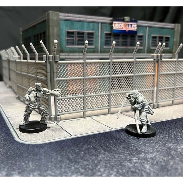 Monster Fight Club - Scenery - Chain Link Fences (Unpainted)