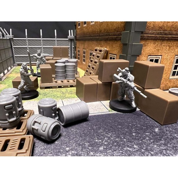 Monster Fight Club - Scenery - Industrial Cargo (Unpainted)