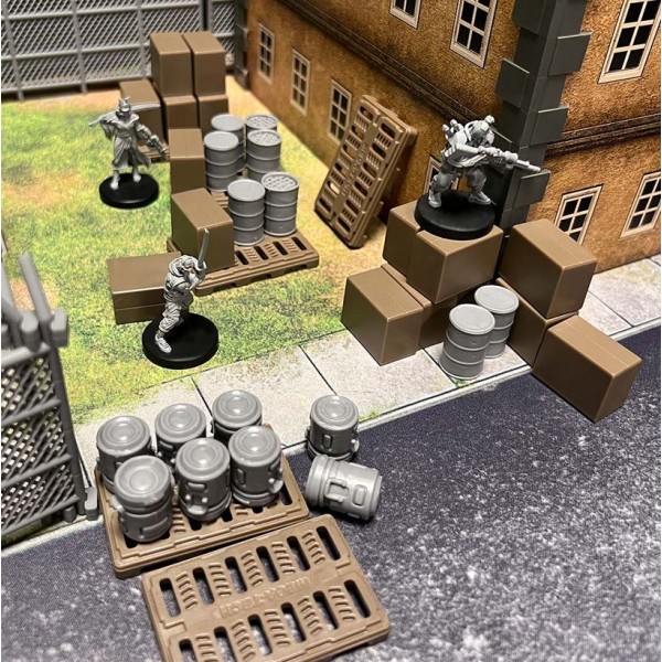 Monster Fight Club - Scenery - Industrial Cargo (Unpainted)