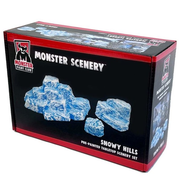 Monster Fight Club - Pre-Painted Scenery - Snowy Hills