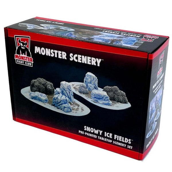 Monster Fight Club - Pre-Painted Scenery - Snowy Ice Fields