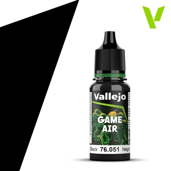 Vallejo - Game Air - Black - 18ml