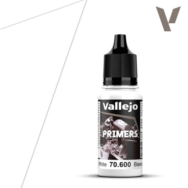 Vallejo - Surface Primer - White - 18ml