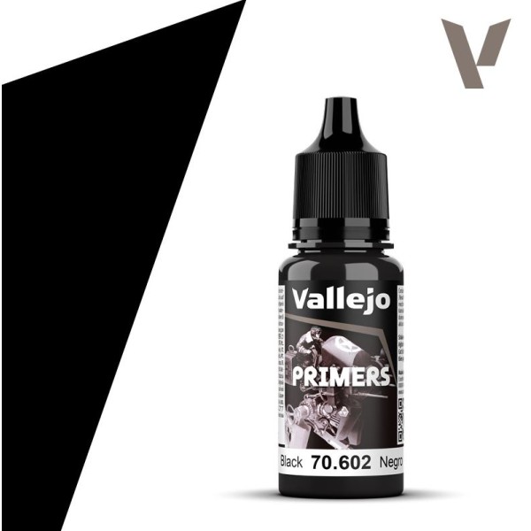 Vallejo - Surface Primer - Black - 18ml