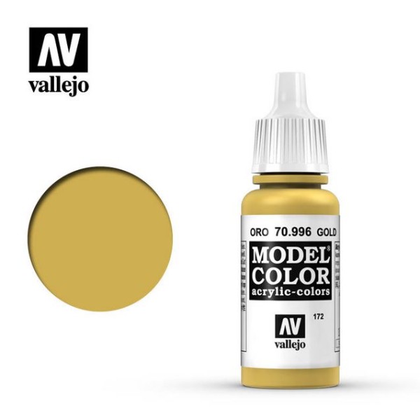 Vallejo - Model Color - Metallic - Gold 17ml