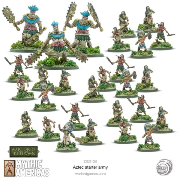 Warlords of Erehwon - Mythic Americas - Aztec Warband Starter Set 