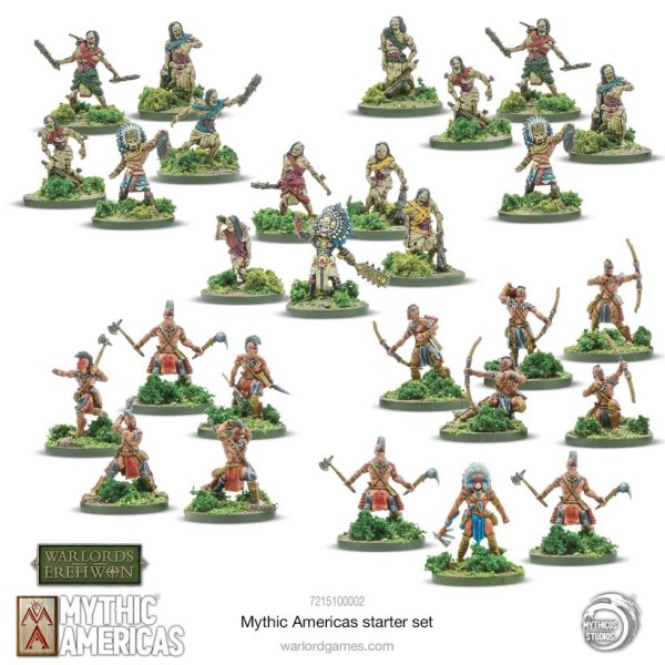 Warlords of Erehwon - Mythic Americas - Aztec and Nations - 2 Player Starter Set