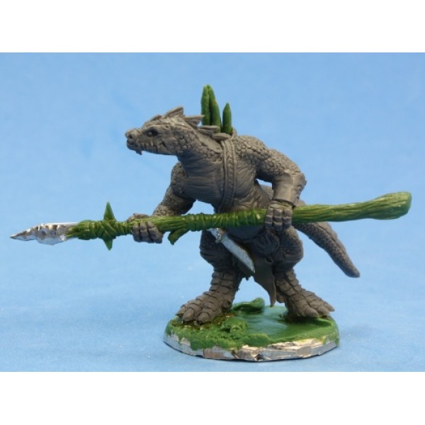 Reaper - Bones - Lizardman Spearman