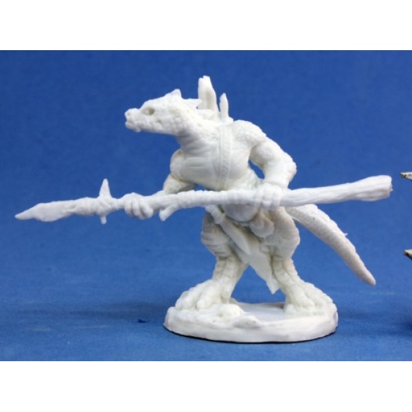 Reaper - Bones - Lizardman Spearman