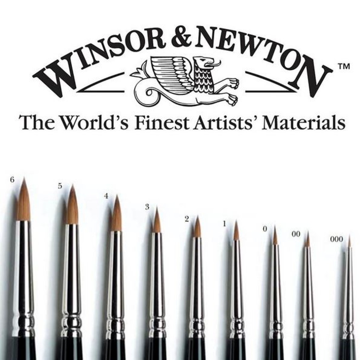 Winsor and Newton - Series 7 Miniature Kolinsky Brushes